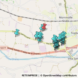 Mappa Via Campomaggio, 62010 Morrovalle MC, Italia (0.90714)