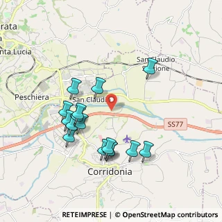 Mappa Corridonia, 62014 Corridonia MC, Italia (1.89125)