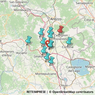 Mappa Strada Provinciale dell'Esse, 52045 Foiano della Chiana AR, Italia (8.92167)
