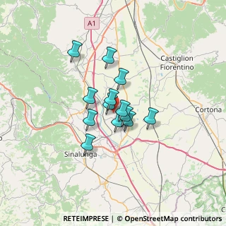 Mappa Strada Provinciale dell'Esse, 52045 Foiano della Chiana AR, Italia (4.41231)