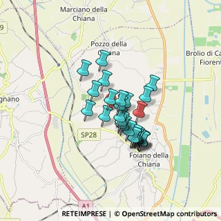 Mappa Strada Provinciale dell'Esse, 52045 Foiano della Chiana AR, Italia (1.28571)
