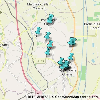 Mappa Strada Provinciale dell'Esse, 52045 Foiano della Chiana AR, Italia (1.869)