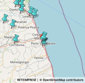 Mappa Via Camillo Benso Cavour, 63821 Porto Sant'Elpidio FM, Italia (21.81231)