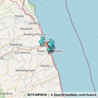 Mappa Via Camillo Benso Cavour, 63821 Porto Sant'Elpidio FM, Italia (49.226)