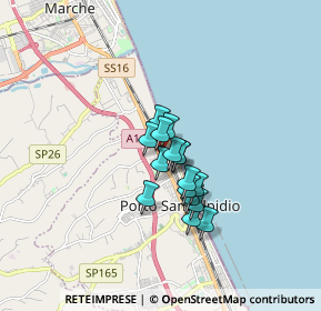 Mappa Via Camillo Benso Cavour, 63821 Porto Sant'Elpidio FM, Italia (1.06313)