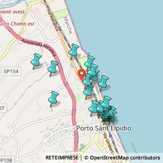 Mappa Via Camillo Benso Cavour, 63821 Porto Sant'Elpidio FM, Italia (0.912)