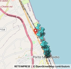Mappa Via Camillo Benso Cavour, 63821 Porto Sant'Elpidio FM, Italia (0.944)