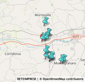 Mappa Contrada Campomaggio, 62010 Morrovalle MC, Italia (2.95417)