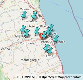 Mappa Via S. Filippo Villa, 63811 Zona Industriale Brancadoro FM, Italia (10.362)