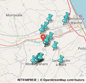 Mappa Via S. Filippo Villa, 63811 Zona Industriale Brancadoro FM, Italia (3.27667)