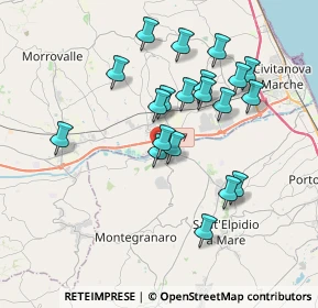 Mappa Via S. Filippo Villa, 63811 Zona Industriale Brancadoro FM, Italia (3.505)