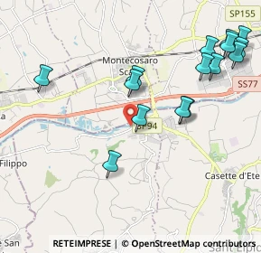 Mappa Via S. Filippo Villa, 63811 Zona Industriale Brancadoro FM, Italia (2.442)
