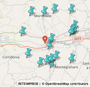 Mappa Via Carlo Collodi, 62010 Morrovalle MC, Italia (4.41611)