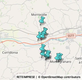 Mappa Via Carlo Collodi, 62010 Morrovalle MC, Italia (2.83)