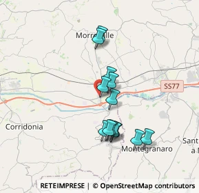 Mappa Via Carlo Collodi, 62010 Morrovalle MC, Italia (3.11154)