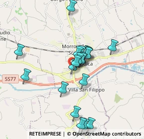 Mappa Via Carlo Collodi, 62010 Morrovalle MC, Italia (1.6485)