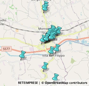 Mappa Via Carlo Collodi, 62010 Morrovalle MC, Italia (1.2185)