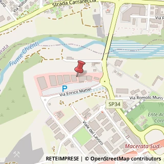 Mappa Via Enrico Mattei, 177, 62014 Corridonia MC, Italia, 62014 Corridonia, Macerata (Marche)