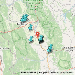 Mappa Zona Ind.le Cavalieri Voc. Felceto, 62024 Matelica MC, Italia (6.13625)