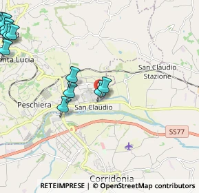 Mappa Via Velluti, 62100 Macerata MC, Italia (3.25071)