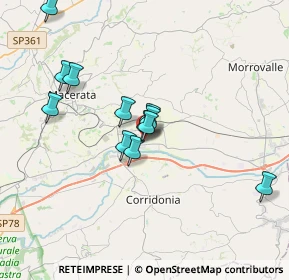 Mappa Via Velluti, 62100 Macerata MC, Italia (3.62692)