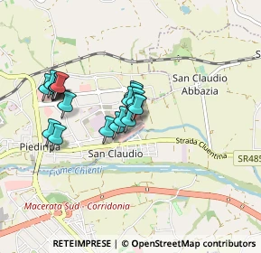 Mappa Via Velluti, 62100 Macerata MC, Italia (0.7425)