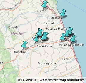 Mappa Metano Piediripa, 62100 Piediripa MC, Italia (13.46421)