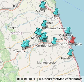 Mappa 62010 Piediripa MC, Italia (12.78188)
