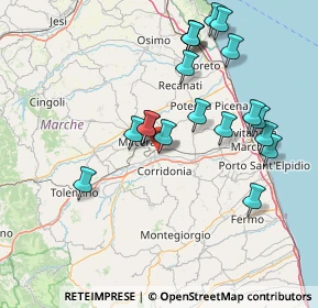 Mappa Metano Piediripa, 62100 Piediripa MC, Italia (16.00263)