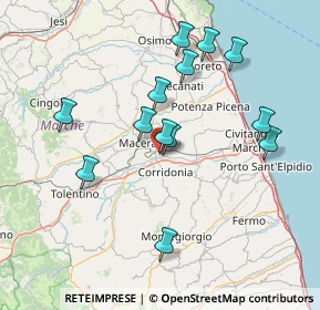 Mappa Metano Piediripa, 62100 Piediripa MC, Italia (14.74154)