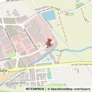 Mappa Via Giovanni Battista Velluti, 106, 62100 Macerata, Macerata (Marche)