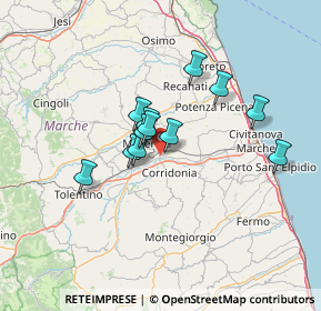 Mappa 62100 Piediripa MC, Italia (10.34083)