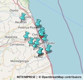 Mappa SS 16 KM 348+818, 63821 Porto Sant'Elpidio FM, Italia (9.3)