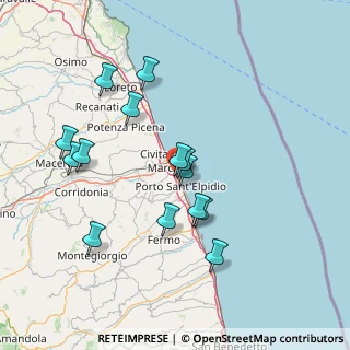 Mappa SS 16 km 346, 63821 Porto Sant'Elpidio FM, Italia (14.68214)