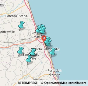 Mappa SS 16 KM 348+818, 63821 Porto Sant'Elpidio FM, Italia (5.86)