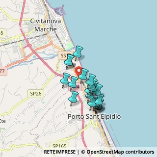 Mappa SS 16 KM 348+818, 63821 Porto Sant'Elpidio FM, Italia (1.4365)