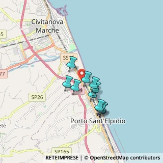 Mappa SS 16 km 346, 63821 Porto Sant'Elpidio FM, Italia (1.34909)