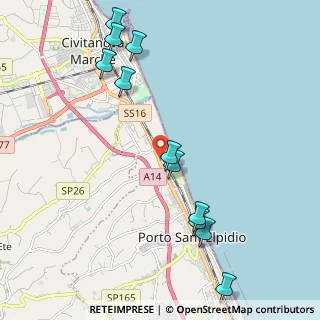Mappa SS 16 KM 348+818, 63821 Porto Sant'Elpidio FM, Italia (2.46455)