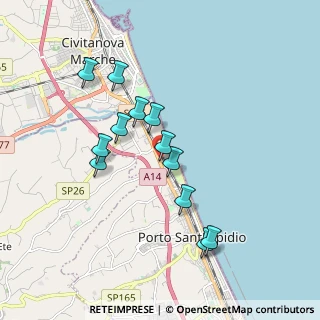 Mappa SS 16 KM 348+818, 63821 Porto Sant'Elpidio FM, Italia (1.69333)