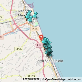Mappa SS 16 KM 348+818, 63821 Porto Sant'Elpidio FM, Italia (1.6245)