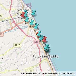 Mappa SS 16 km 346, 63821 Porto Sant'Elpidio FM, Italia (1.73267)