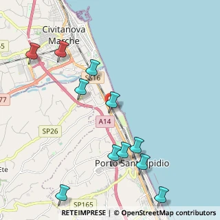 Mappa SS 16 KM 348+818, 63821 Porto Sant'Elpidio FM, Italia (2.54182)