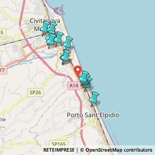 Mappa SS 16 KM 348+818, 63821 Porto Sant'Elpidio FM, Italia (1.72917)