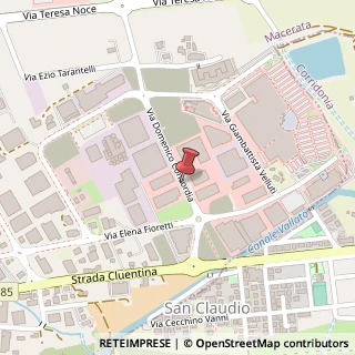 Mappa Via Giovan Battista Velluti, 32, 62100 Macerata, Macerata (Marche)