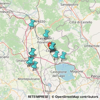 Mappa SR 71, 52044 Terontola , Italia (11.81833)