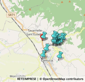 Mappa SR 71, 52044 Terontola , Italia (1.32867)