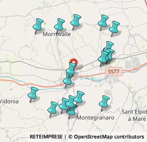 Mappa Via Canaletto, 62010 Morrovalle MC, Italia (4.335)