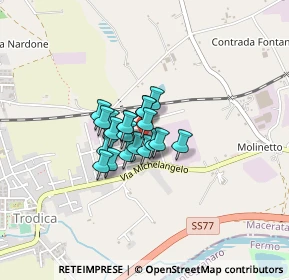 Mappa Via Canaletto, 62010 Morrovalle MC, Italia (0.23)
