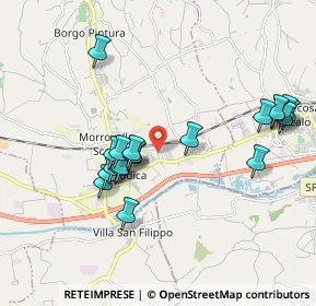 Mappa Via Canaletto, 62010 Morrovalle MC, Italia (1.9535)