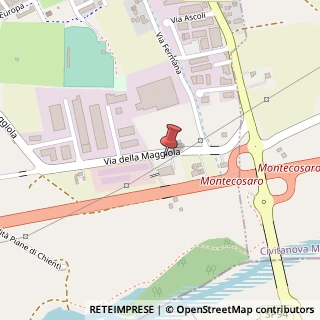 Mappa Via della Maggiola, Snc, 62010 Montecosaro, Macerata (Marche)